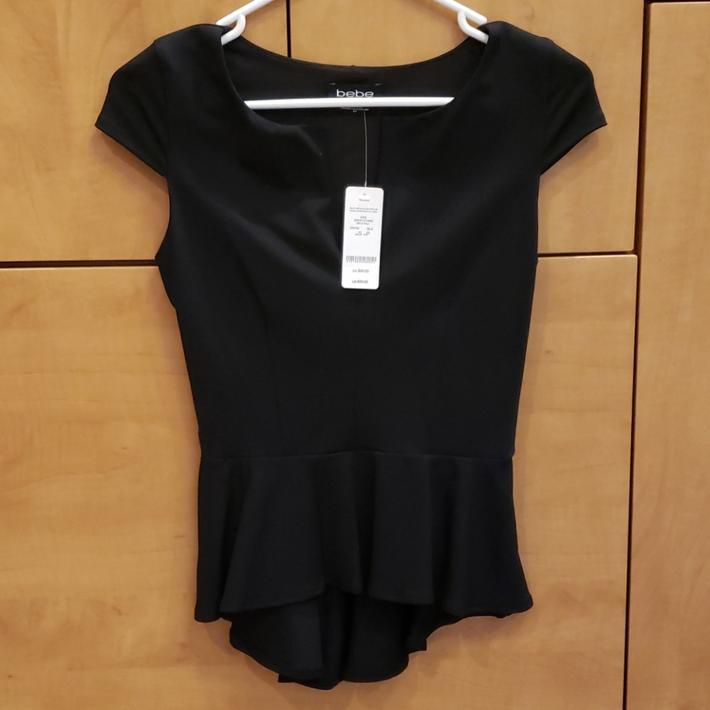 Bebe Peplum Top